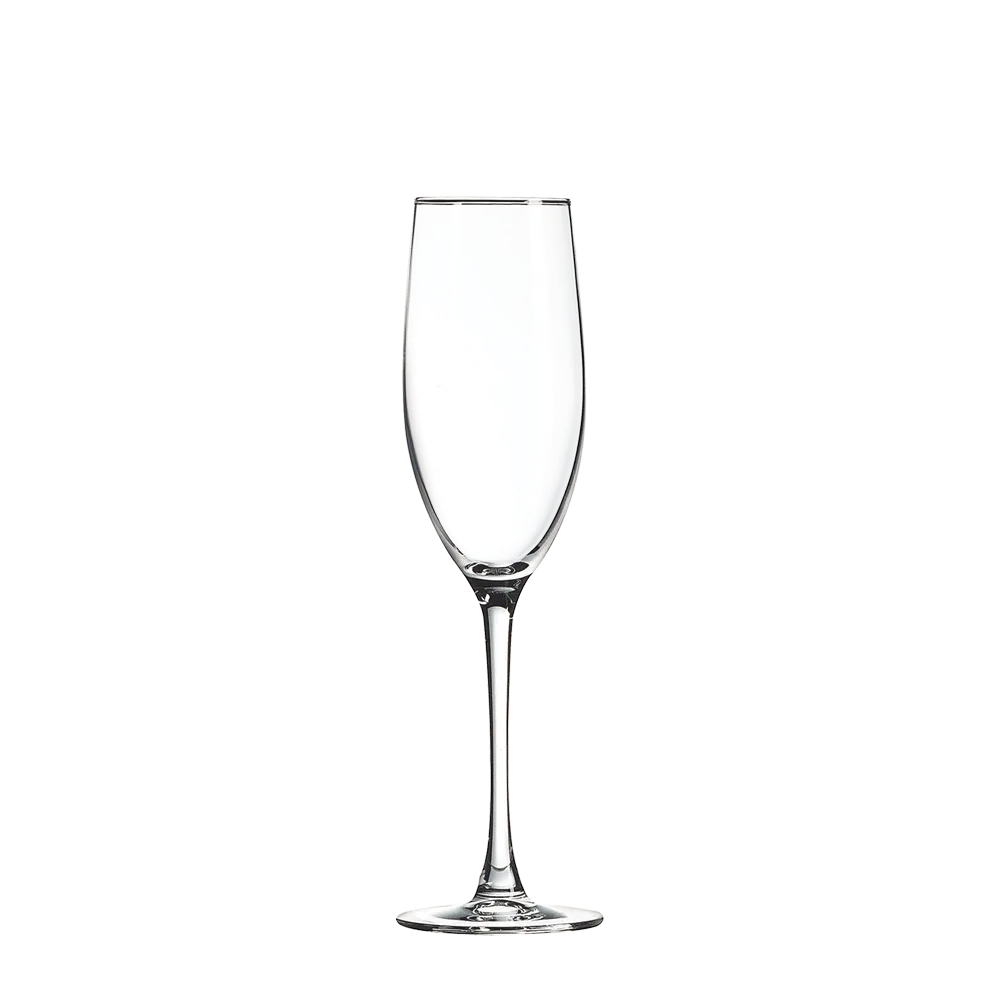 Polar Camel 8 oz Champagne Flute Glass-Polar Camel-Diamondback Branding