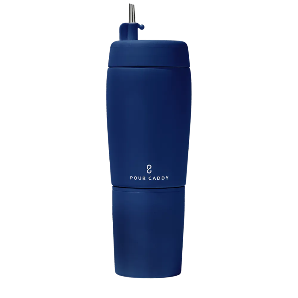 Pour Caddy 20 oz Stainless Flask Set