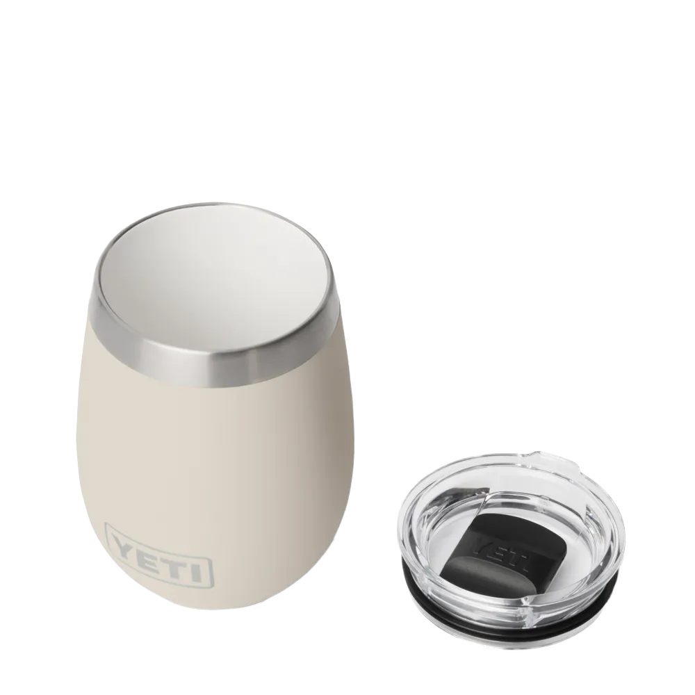 Yeti 10 oz Rambler Wine Tumbler with DuraSip Ceramic Lining in cape taupe