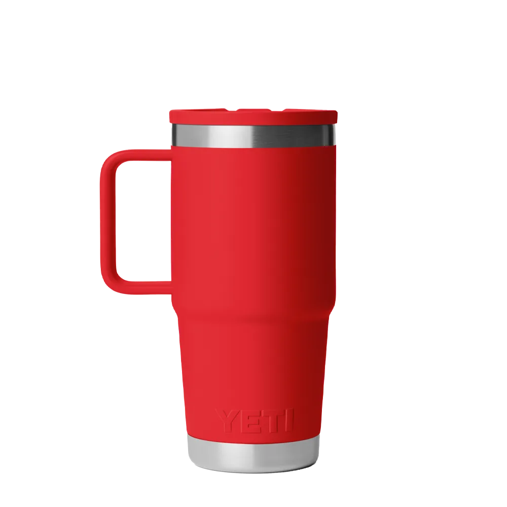 YETI 20 oz Travel Mug with Color Match Straw Lid