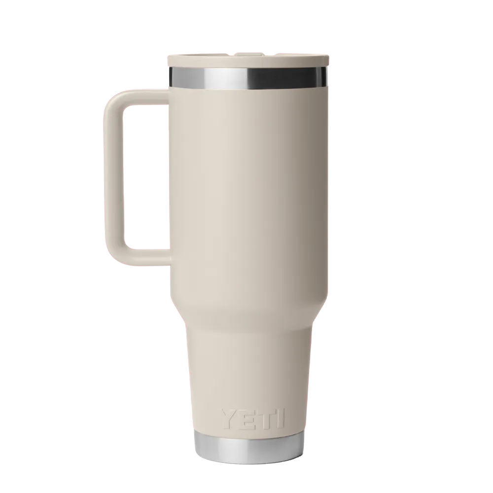 YETI 40 oz Rambler Travel Mug with Color Match Straw Lid