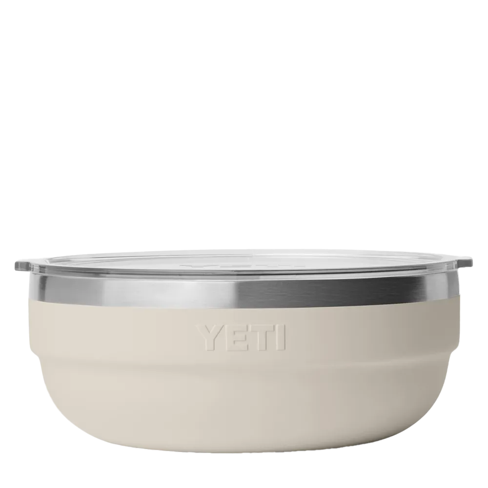 Yeti 1.6 qt Rambler Insulated Low Bowl in cape taupe