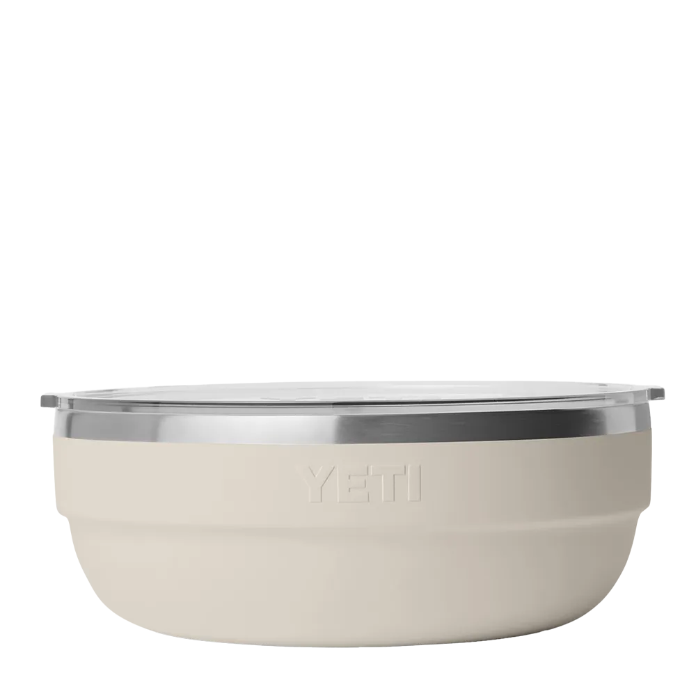 Yeti 3.6 qt Rambler Insulated Low Bowl in cape taupe
