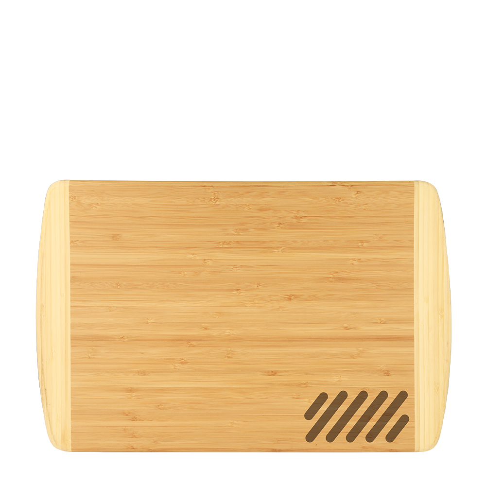 Unbranded 13 x 11 Two Tone Cutting Board - Bamboo