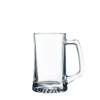 Polar Camel 14 oz Glass Beer Mug w/ Handle