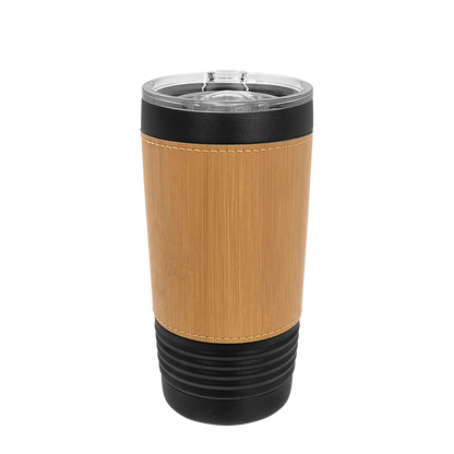 Polar Camel 20 oz. Leatherette Tumbler w/ Slider Lid