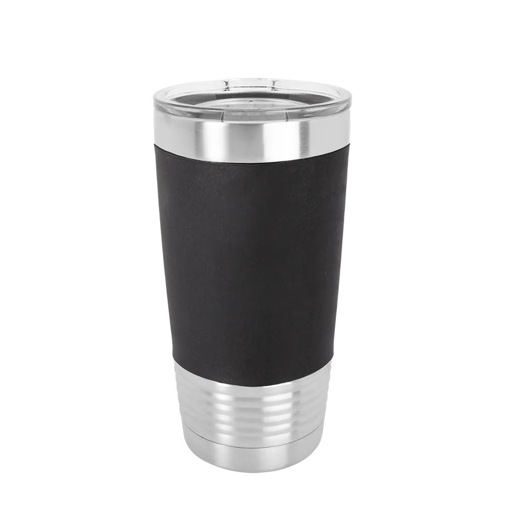 Polar Camel 20 oz. Tumbler w/ Silicone Grip &amp; Clear Lid