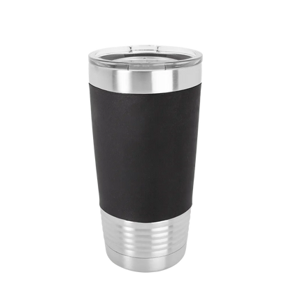 Polar Camel 20 oz. Tumbler w/ Silicone Grip &amp; Clear Lid