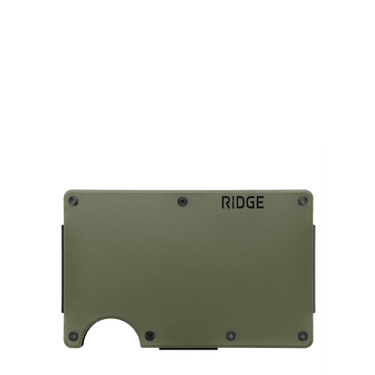 Ridge Aluminum Wallet 2.0 in Matte Olive