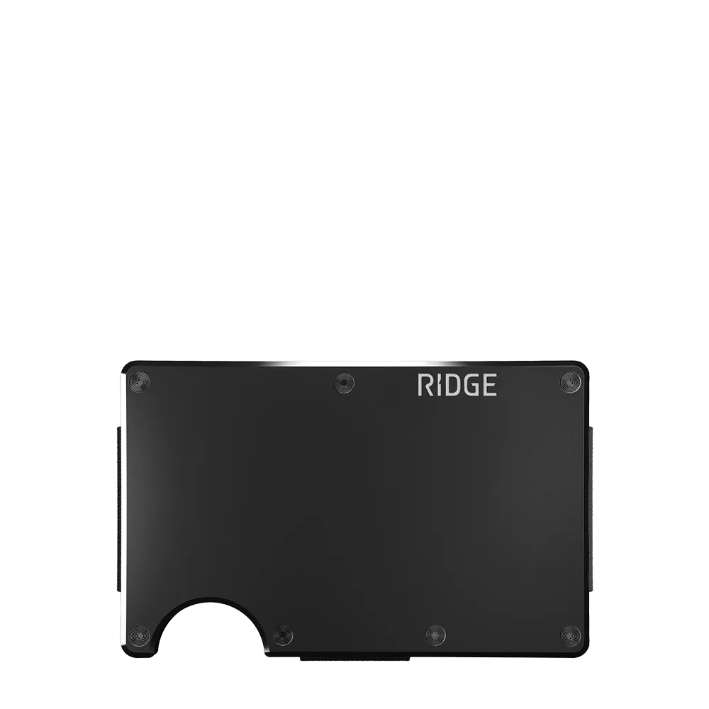 Ridge Wallet Aluminum w/ Cash Strap