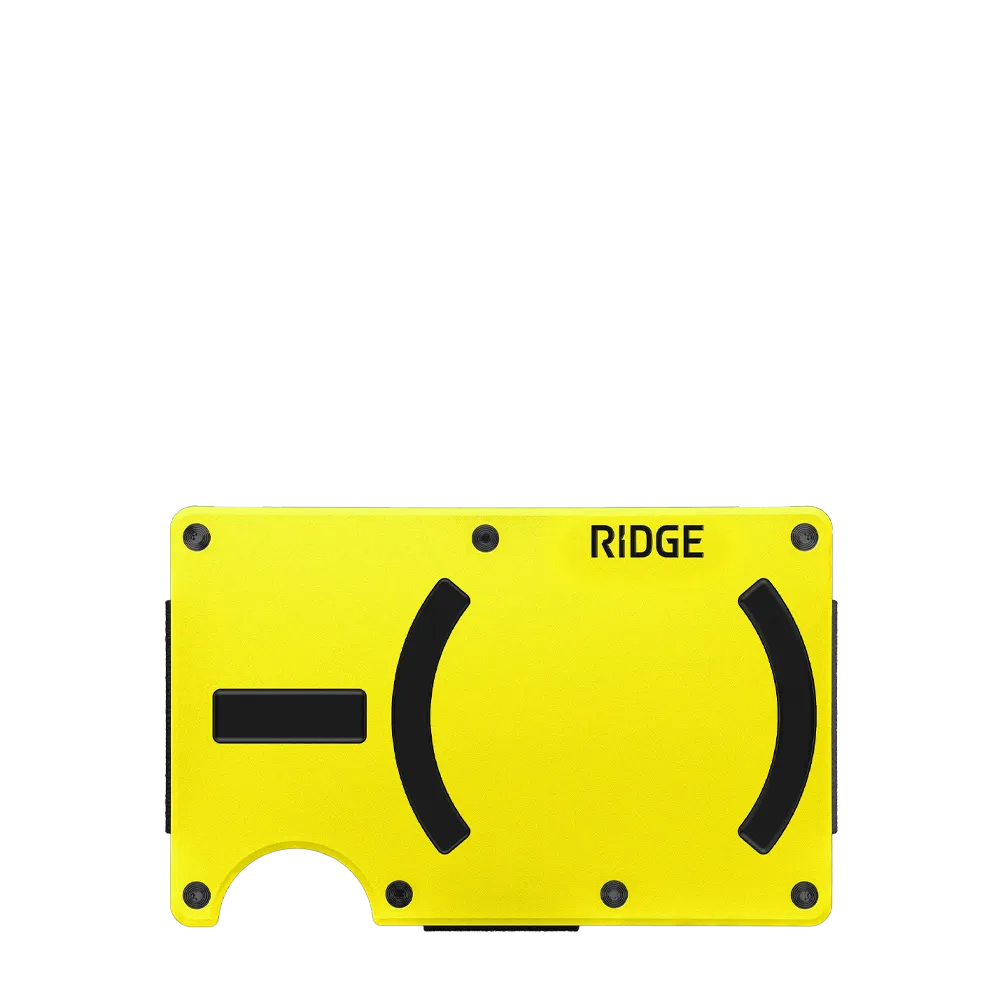 Ridge MagSafe Compatible Wallet in Hyper Lime