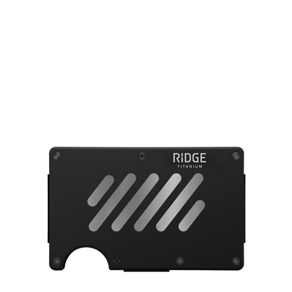 Ridge Wallet Titanium w/ Money Clip