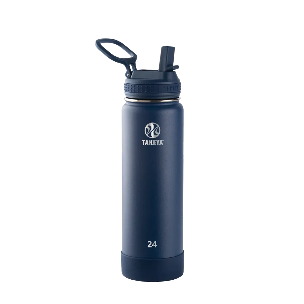 Takeya 24oz Actives Water Bottle With Straw Lid