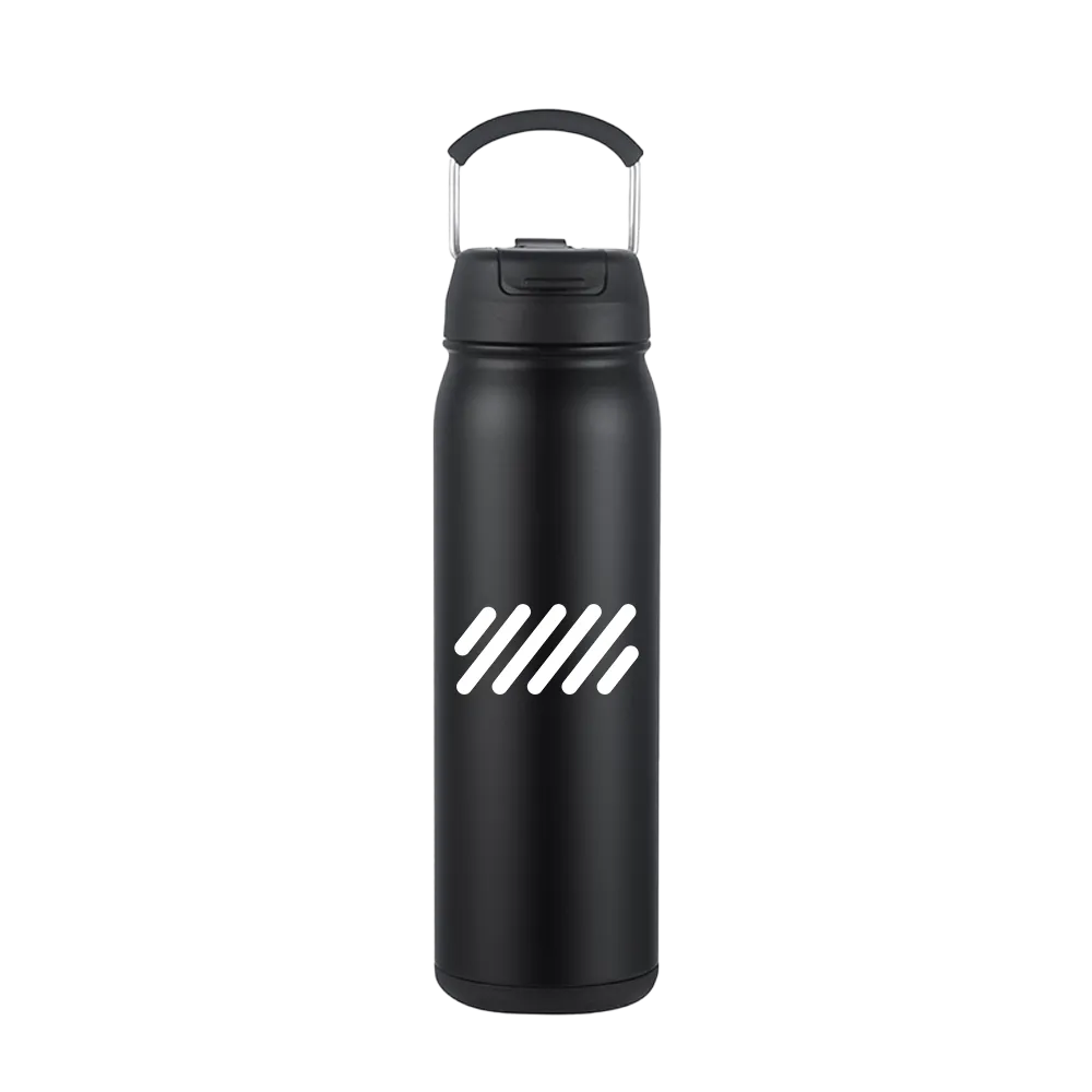 Slate 24 oz Bottle with Dual Lid
