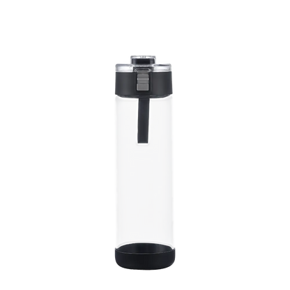 Slate 22 oz Glass Bottle with Spout Lid