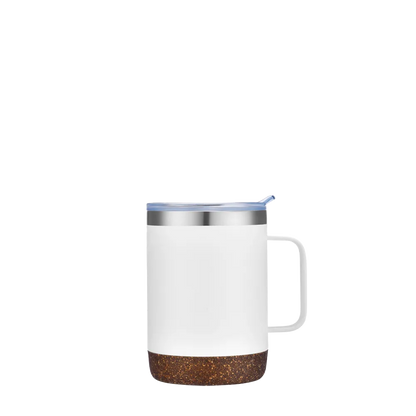 Slate 12 oz Vacuum Mug with Cork Bottom