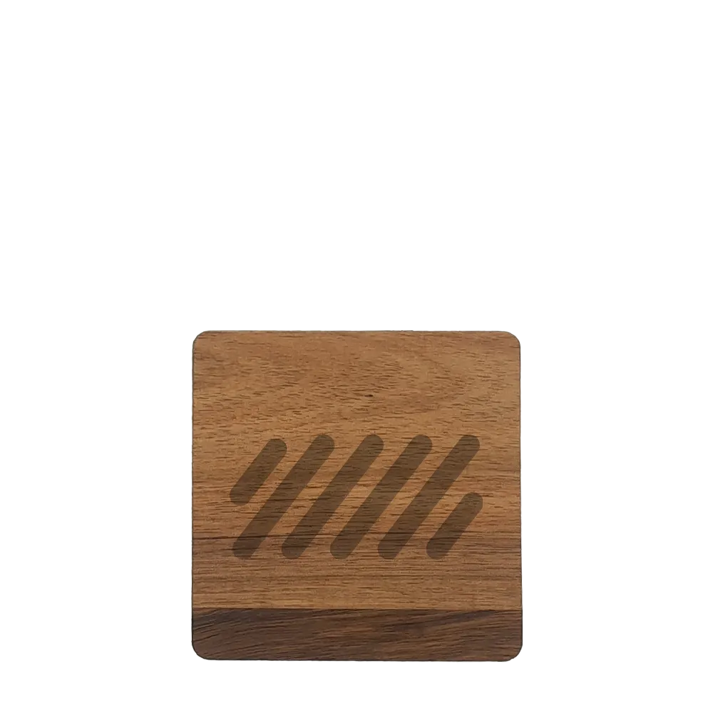 Acacia Wood Square Coaster