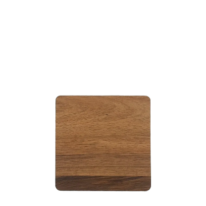 Acacia Wood Square Coaster Set