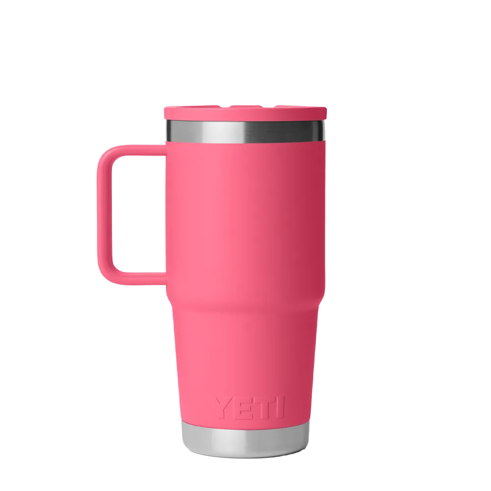 YETI 20 oz Travel Mug with Color Match Straw Lid
