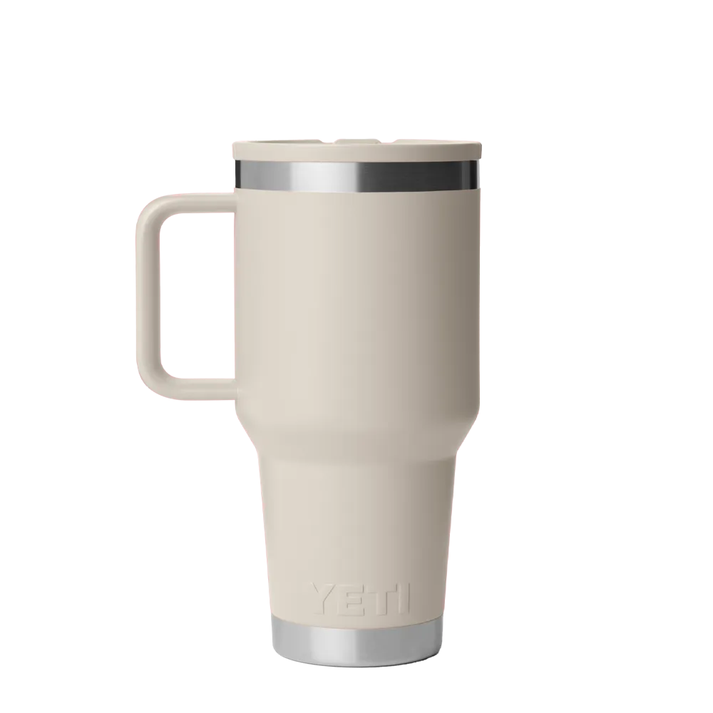 YETI 30 oz Rambler Travel Mug with Color Match Straw Lid