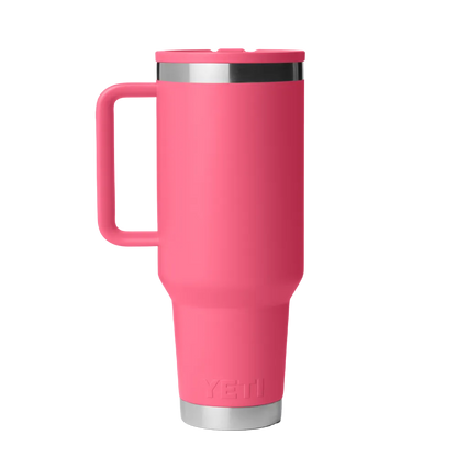 YETI 40 oz Rambler Travel Mug with Color Match Straw Lid