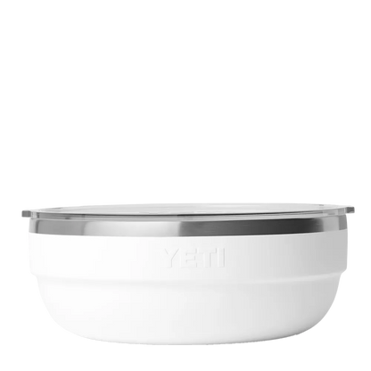 Yeti 3.6 qt Rambler Insulated Low Bowl in white
