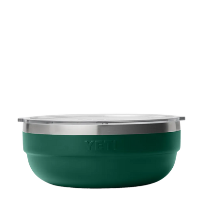 Yeti 0.7 qt Rambler Insulated Low Bowl in black forest green