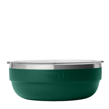 Yeti 3.6 qt Rambler Insulated Low Bowl in black forest green